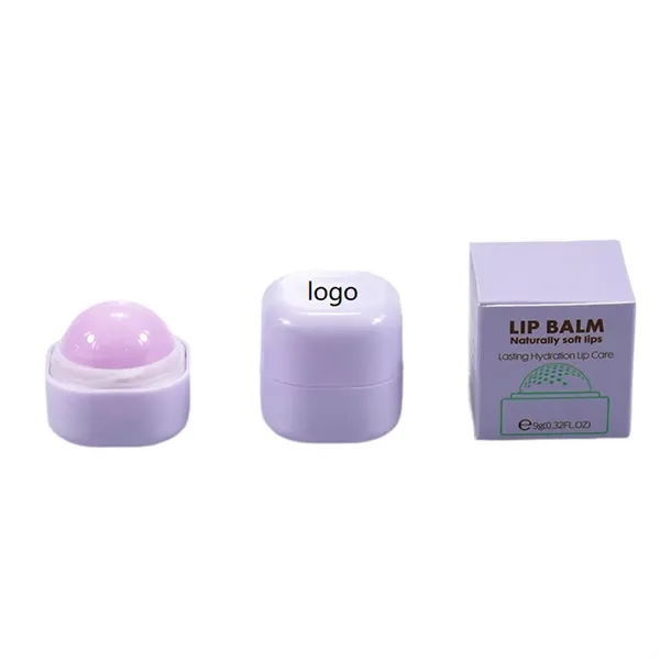 Fruity moisturizing lip balm ball plus 1 color silkscreen on 1... from ASI 37218 Athena Promo (tm)