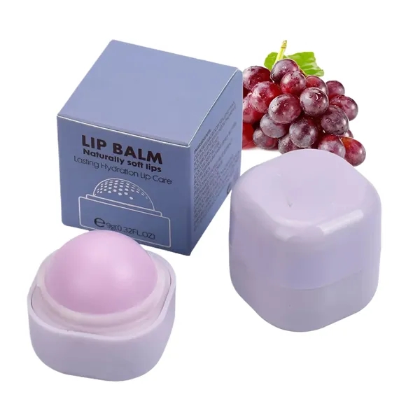 Fruity moisturizing lip balm ball plus 1 color silkscreen on 1... from ASI 37218 Athena Promo (tm)
