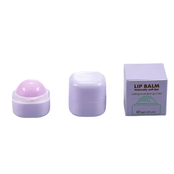 Fruity moisturizing lip balm ball plus 1 color silkscreen on 1... from ASI 37218 Athena Promo (tm)