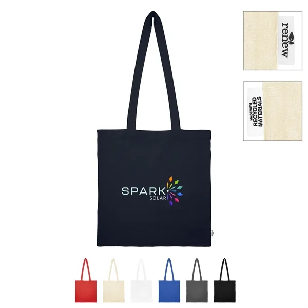 15" x 15" recycled natural cotton tote bag with 30" handles.... from ASI 61125 Hit Promotional Products / Hit®