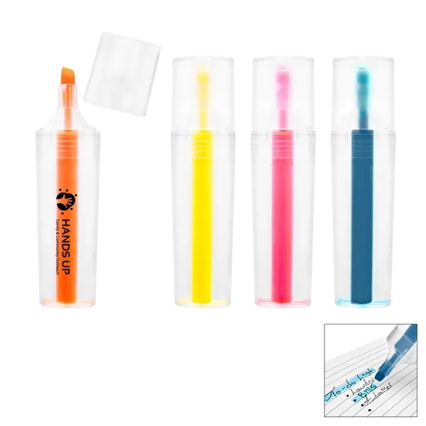 Chisel-tip highlighter made of rPET material.... from ASI 61125 Hit Promotional Products / Hit®