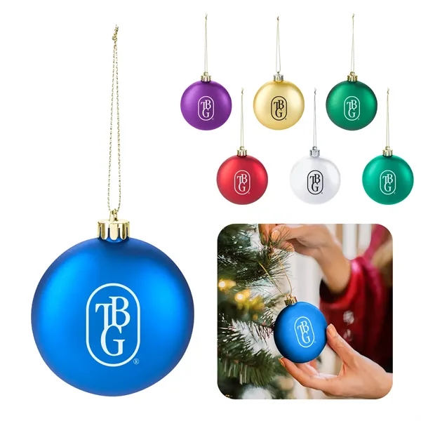 Flat shatter resistant ornament.... from ASI 52710 Lincoln Line