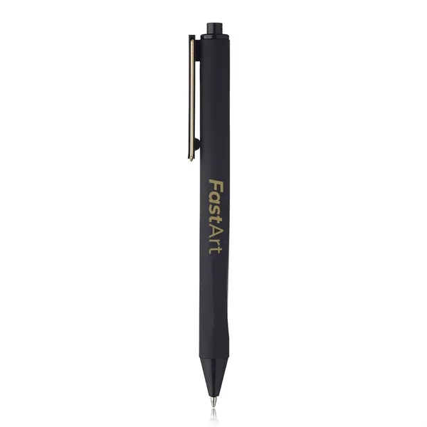 Rubber coated ballpoint pen with matte finish.... from ASI 39552 BEL Promo