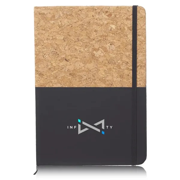 Hard cover, cork bound notebook with 80 sheets of white lined... from ASI 39552 BEL Promo
