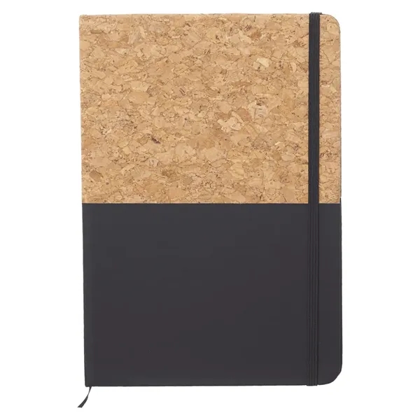 Hard cover, cork bound notebook with 80 sheets of white lined... from ASI 39552 BEL Promo