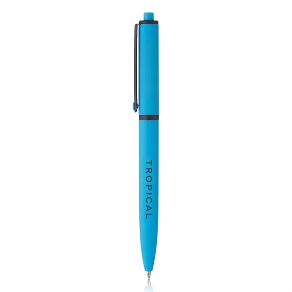 Rubber coated plastic ballpoint pen.... from ASI 39552 BEL Promo