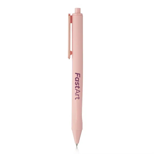 Rubber coated ballpoint pen with matte finish.... from ASI 39552 BEL Promo