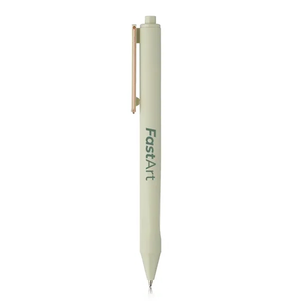 Rubber coated ballpoint pen with matte finish.... from ASI 39552 BEL Promo