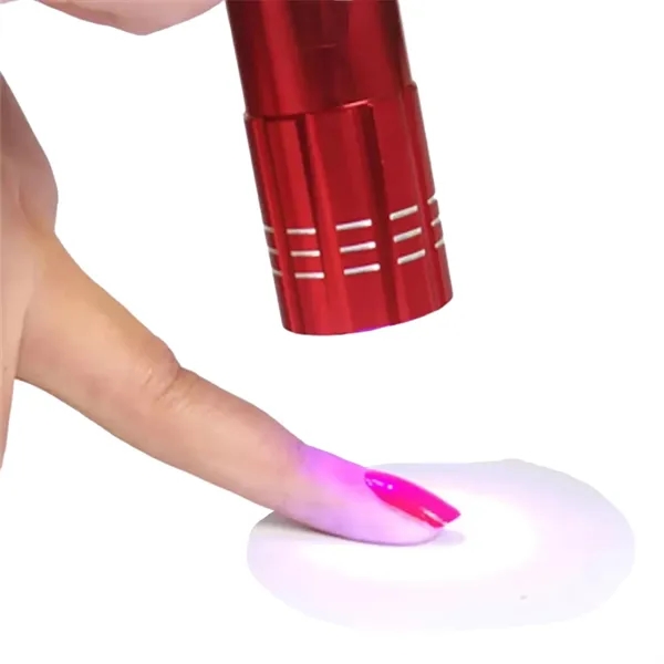 Aluminum alloy flashlight with 9 LEDs with laser engraving on 1... from ASI 37218 Athena Promo (tm)