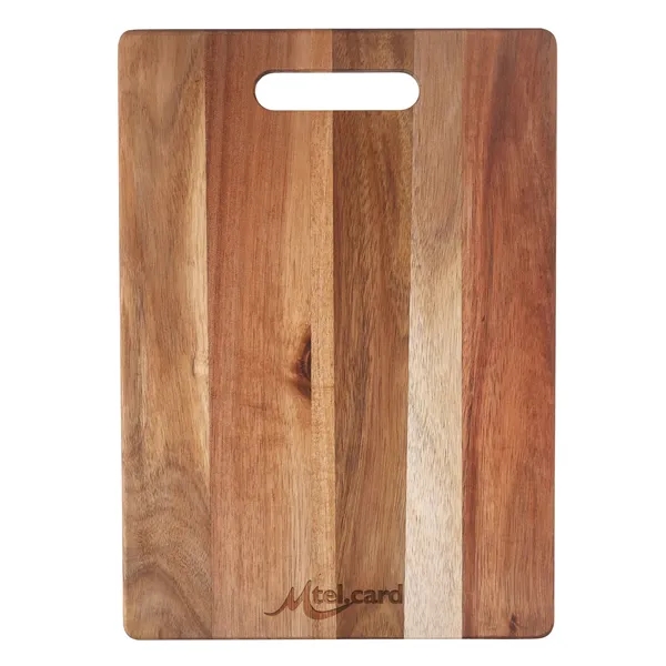 Acacia wood cutting board with handle.... from ASI 52840 Evans Manufacturing