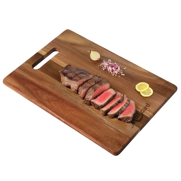 Acacia wood cutting board with handle.... from ASI 52840 Evans Manufacturing