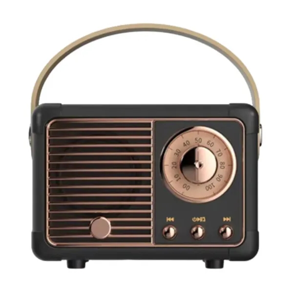 Classic retro stereo wireless bluetooth speaker plus 1 color silkscreen on... from ASI 37218 Athena Promo (tm)