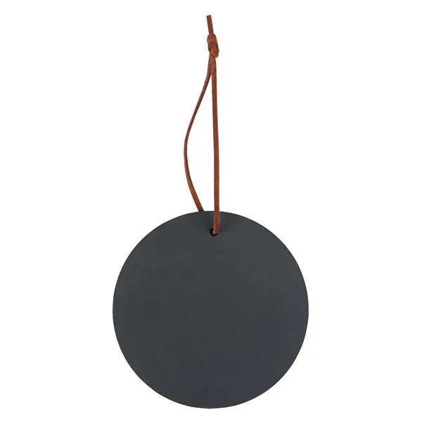 4" slate stone ornaments with PU cord.... from ASI 52840 Evans Manufacturing