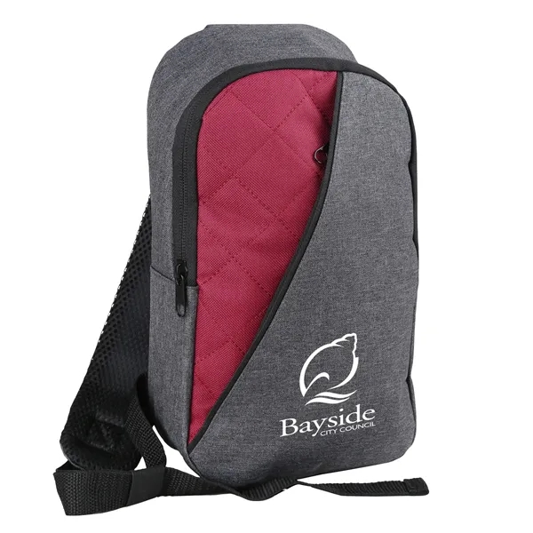 11" x 6" x 2 1/2" sling backpack bag with adjustable... from ASI 52840 Evans Manufacturing