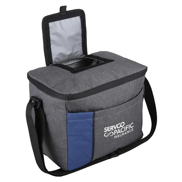 Cooler bag with zippered front pocket and PEVA insulation.... from ASI 52840 Evans Manufacturing