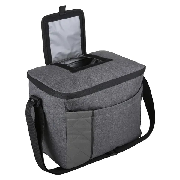 Cooler bag with zippered front pocket and PEVA insulation.... from ASI 52840 Evans Manufacturing