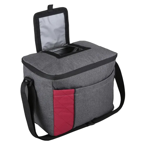 Cooler bag with zippered front pocket and PEVA insulation.... from ASI 52840 Evans Manufacturing