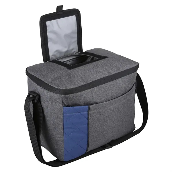 Cooler bag with zippered front pocket and PEVA insulation.... from ASI 52840 Evans Manufacturing