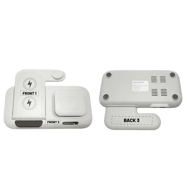 5-in-1 foldable LED light fast wireless charger plus 1C1P silkscreen or... from ASI 37218 Athena Promo (tm)