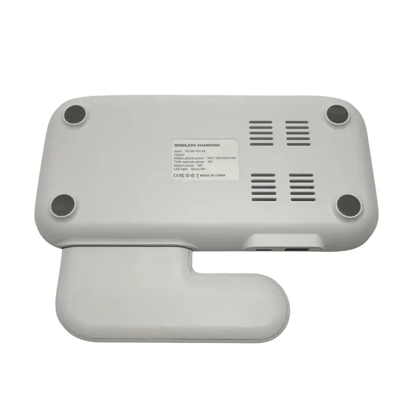 5-in-1 foldable LED light fast wireless charger plus 1C1P silkscreen or... from ASI 37218 Athena Promo (tm)