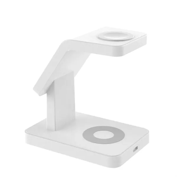 3-in-1 magnetic fast charging wireless charger plus 1C1P silkscreen or laser... from ASI 37218 Athena Promo (tm)