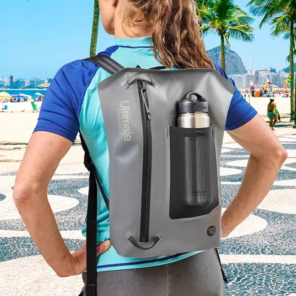 IP67 rated dustproof, waterproof, submersible, compressible, and floatable backpack features an... from ASI 46170 Compass Industries Inc