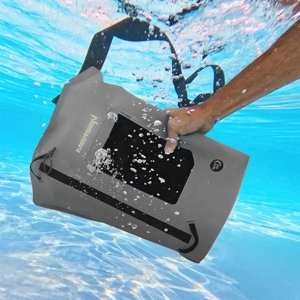 IP67 rated dustproof, waterproof, submersible, compressible, and floatable backpack features an... from ASI 46170 Compass Industries Inc