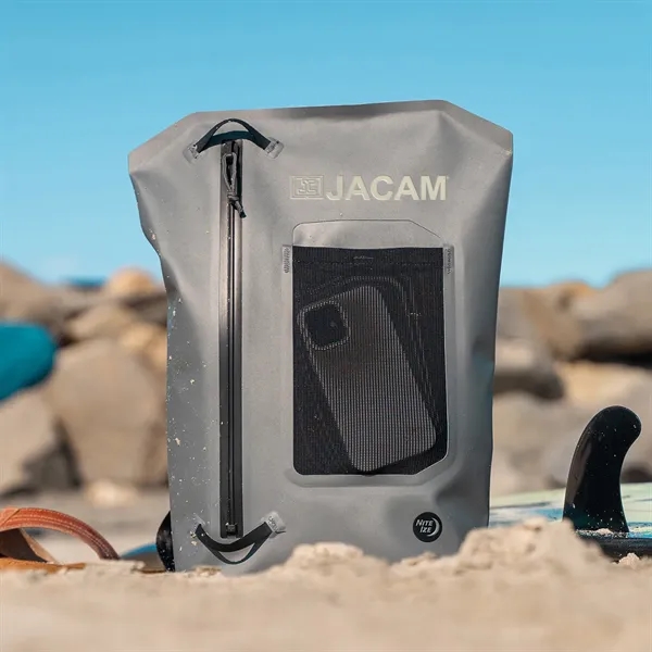 IP67 rated dustproof, waterproof, submersible, compressible, and floatable backpack features an... from ASI 46170 Compass Industries Inc