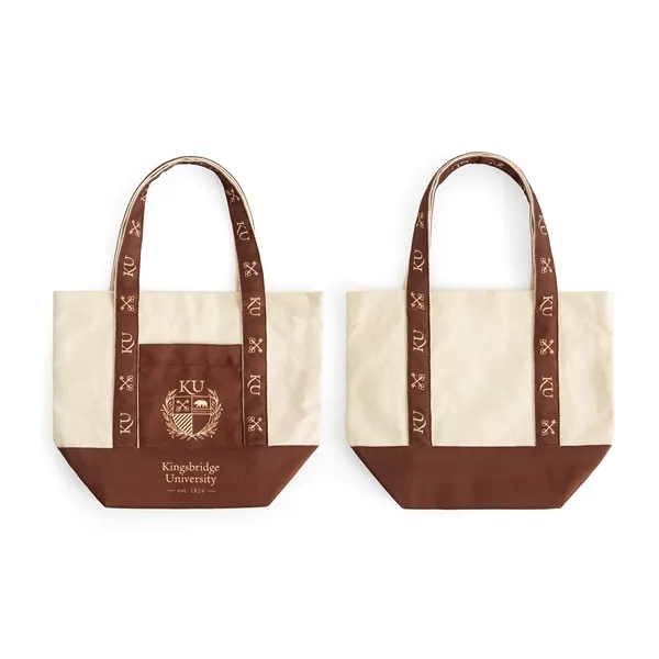 Cotton 16oz Canvas Tote bag with Printed RPET Handle, Pocket and... from ASI 45657 Pop! Promos