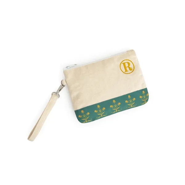 16oz Cotton Canvas Pouch with Choice of Black or White Zipper... from ASI 45657 Pop! Promos