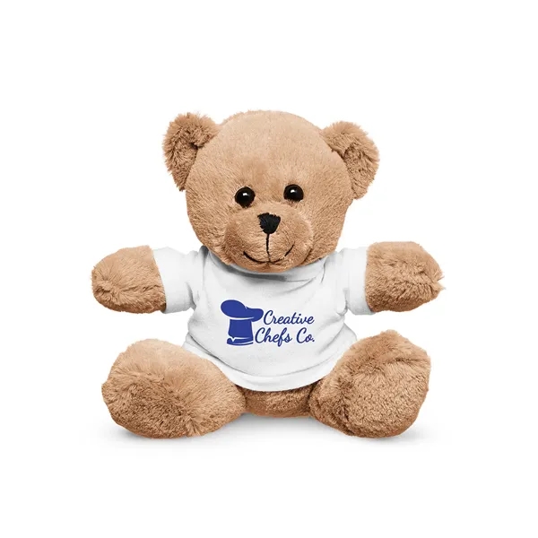 7" plush bear with t-shirt that's toy safety tested to ASTM... from ASI 79530 Prime Line