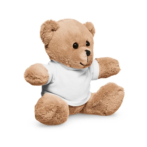 7" plush bear with t-shirt that's toy safety tested to ASTM... from ASI 79530 Prime Line