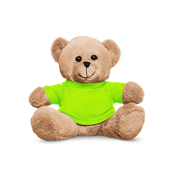 7" plush bear with t-shirt that's toy safety tested to ASTM... from ASI 79530 Prime Line