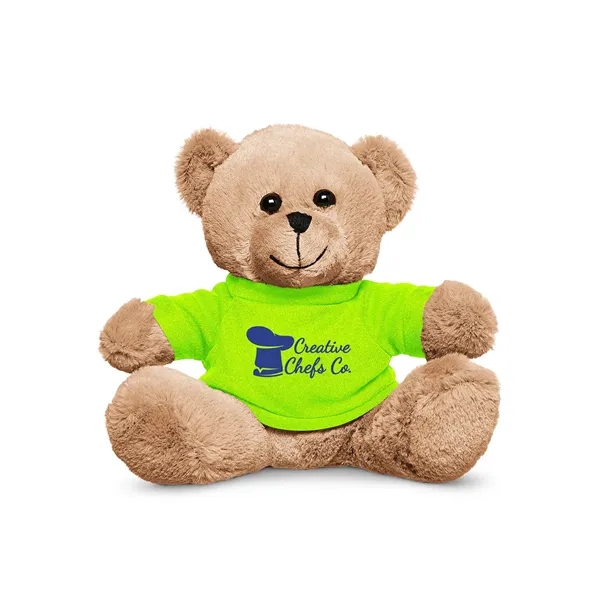 7" plush bear with t-shirt that's toy safety tested to ASTM... from ASI 79530 Prime Line