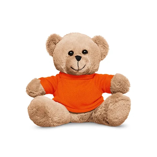 7" plush bear with t-shirt that's toy safety tested to ASTM... from ASI 79530 Prime Line