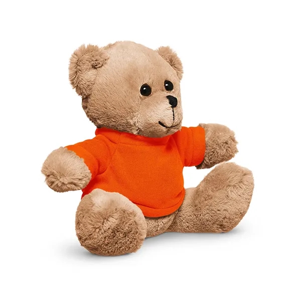 7" plush bear with t-shirt that's toy safety tested to ASTM... from ASI 79530 Prime Line