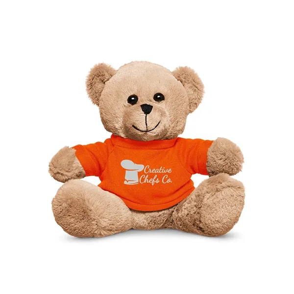 7" plush bear with t-shirt that's toy safety tested to ASTM... from ASI 79530 Prime Line