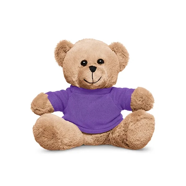 7" plush bear with t-shirt that's toy safety tested to ASTM... from ASI 79530 Prime Line