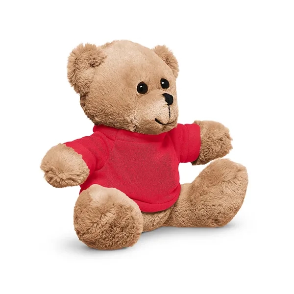 7" plush bear with t-shirt that's toy safety tested to ASTM... from ASI 79530 Prime Line