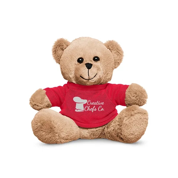 7" plush bear with t-shirt that's toy safety tested to ASTM... from ASI 79530 Prime Line