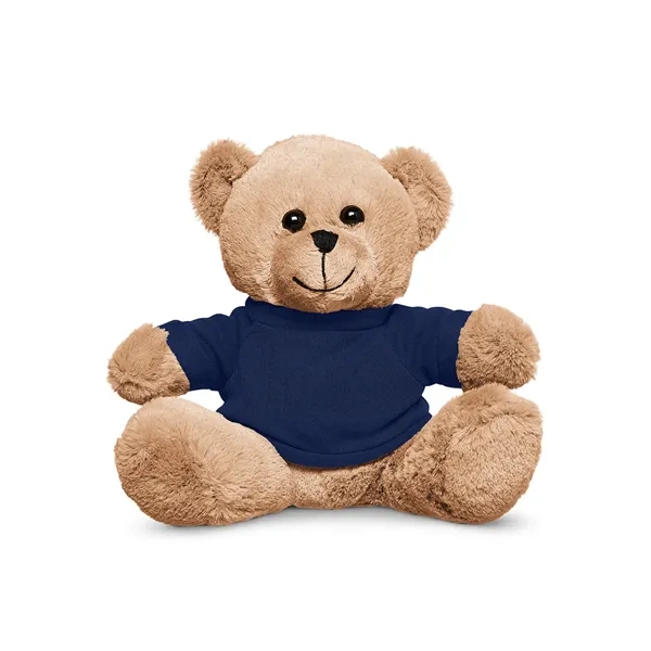 7" plush bear with t-shirt that's toy safety tested to ASTM... from ASI 79530 Prime Line