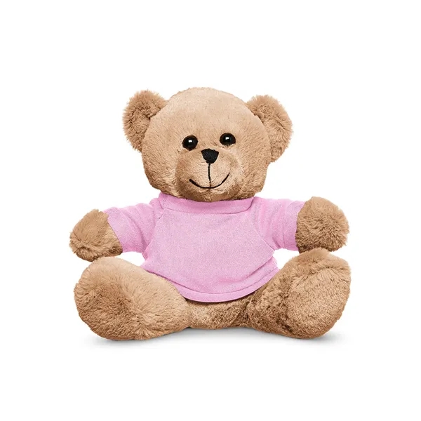7" plush bear with t-shirt that's toy safety tested to ASTM... from ASI 79530 Prime Line