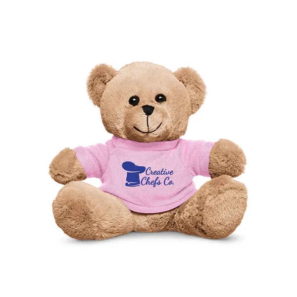 7" plush bear with t-shirt that's toy safety tested to ASTM... from ASI 79530 Prime Line