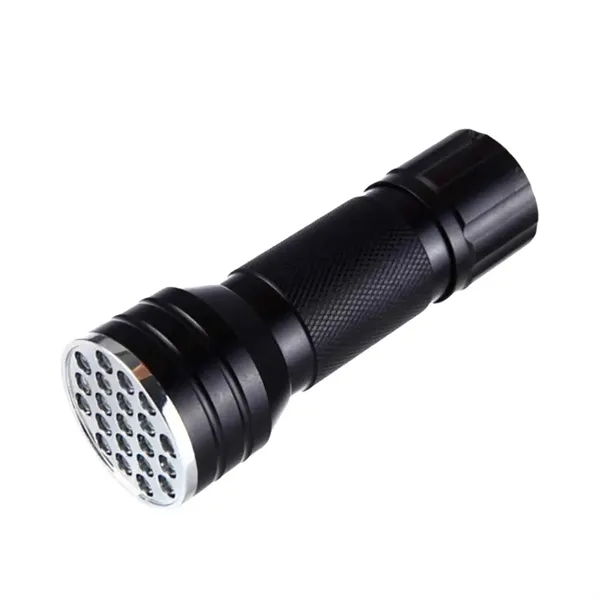 Aluminum alloy mini portable 21 LED flashlight with laser engraving on... from ASI 37218 Athena Promo (tm)