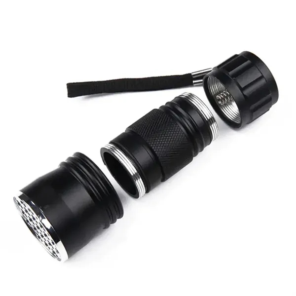 Aluminum alloy mini portable 21 LED flashlight with laser engraving on... from ASI 37218 Athena Promo (tm)