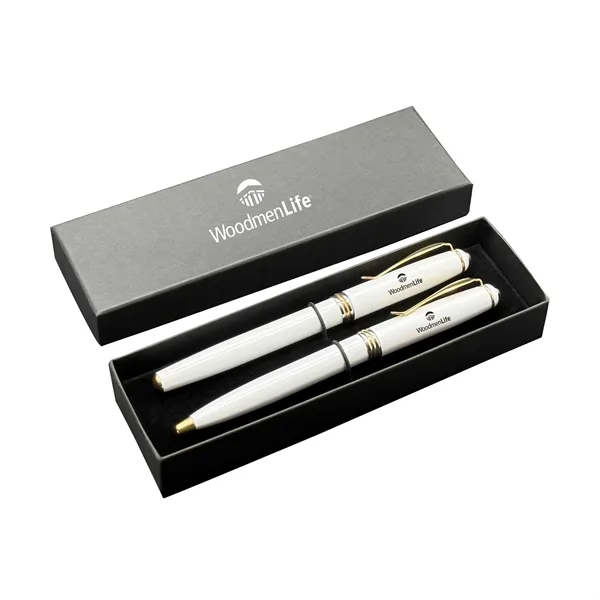 Double pen box with Achilles a ballpoint pen and either a... from ASI 68190 Lungsal / Lungsal