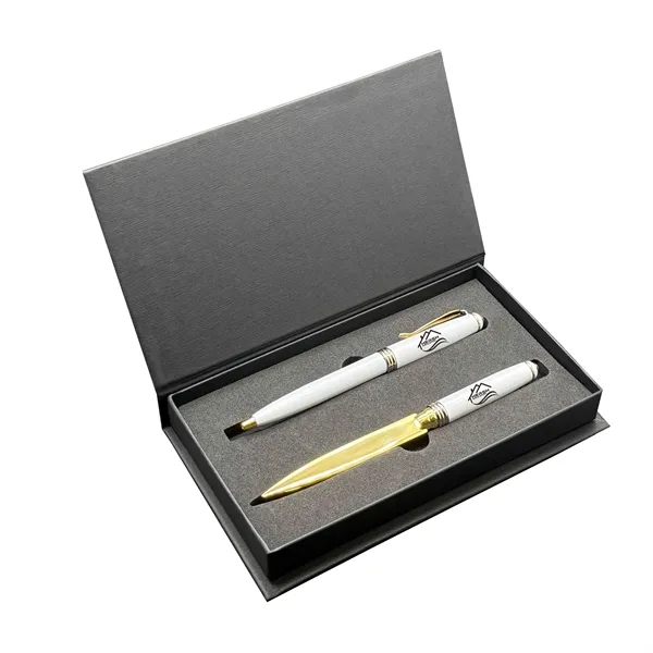 GS double pen box with Achilles letter opener, ballpoint pen, or... from ASI 68190 Lungsal / Lungsal