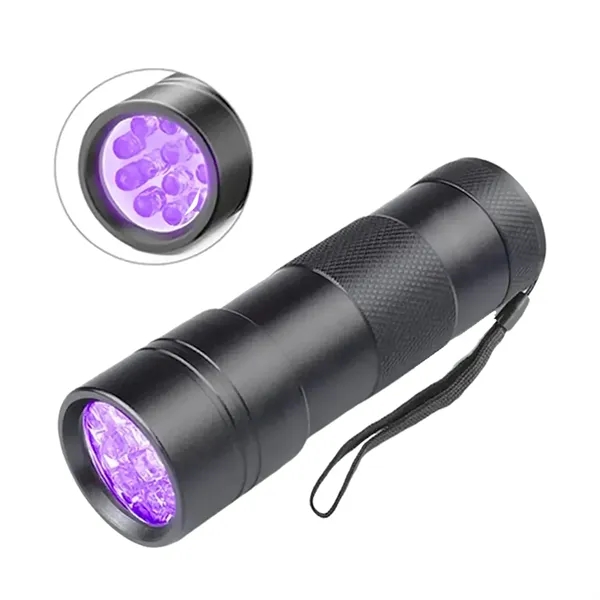 Aluminum alloy mini portable 12 LED flashlight with laser engraving on... from ASI 37218 Athena Promo (tm)