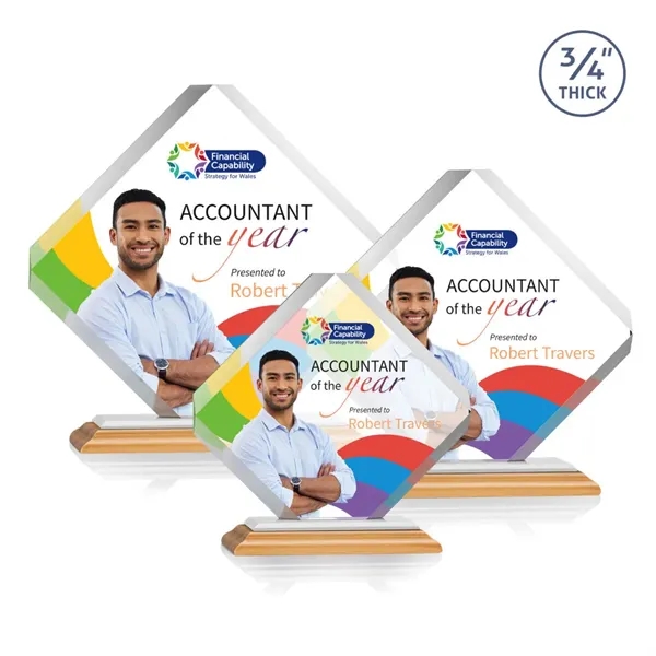 The majestic Toulon VividPrint™ Award on Bamboo Base is a brilliant... from ASI 84592 St Regis Group / St Regis