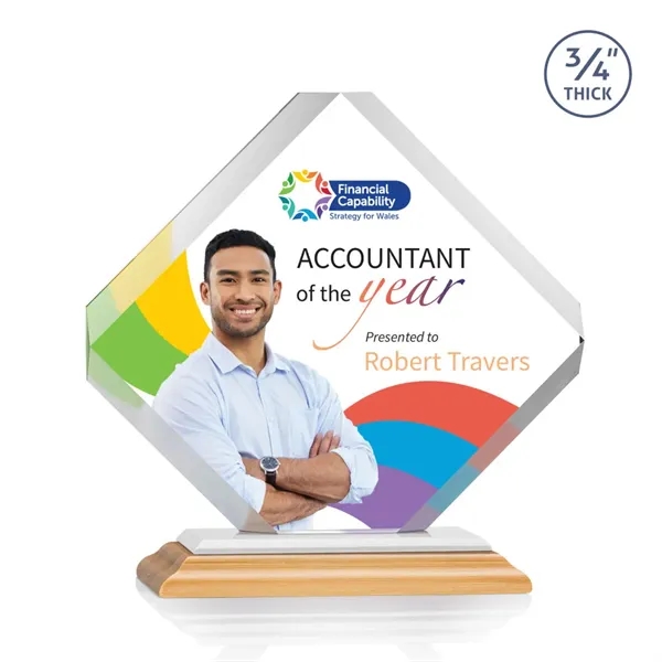 The majestic Toulon VividPrint™ Award on Bamboo Base is a brilliant... from ASI 84592 St Regis Group / St Regis